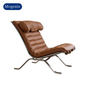 Luxurious Italian Modern Soft Steel Recliner Brown Sofa <b>Lounge</b> <b>Chair</b> <b>for</b> <b>Living</b> <b>Room</b> Hotel Apartment Sale - Product Image 6