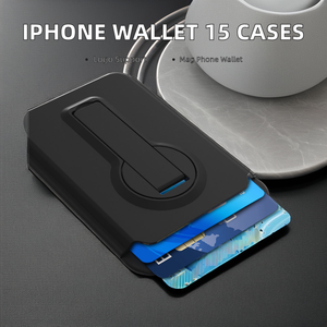 Aimant rotatif à 60 degrés <span class=keywords><strong>Airtag</strong></span> portefeuille support de téléphone porte-carte magnétique aimant portefeuille pour <span class=keywords><strong>iphone</strong></span> 13 14 15 16 pour Samsung - Product Image 2