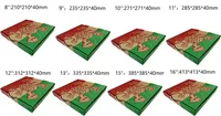 Caja de Pizza Ecológica para Llevar, Económica, de Papel, Personalizable, Color Marrón sobre Marrón