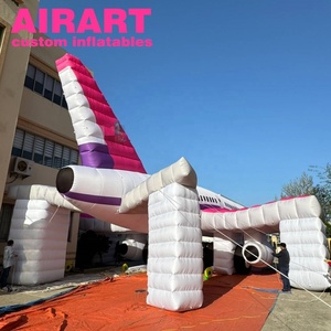 Bơm hơi khổng lồ máy bay, airart inflatables tùy chỉnh <span class=keywords><strong>Inflatable</strong></span> trắng máy bay, hỗ trợ tùy biến <span class=keywords><strong>Inflatable</strong></span> Máy bay mô hình - Product Image 4