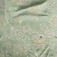 Nappe de table en microfibre tissée lavande de qualité supérieure, housses de chaise imprimées numériquement sur mesure, tissu violet pastel pour rideaux de maison pour filles