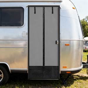 Cortinas a prueba de mosquitos específicas para RV, puerta de pantalla magnética a prueba de insectos, <span class=keywords><strong>mosquitera</strong></span> de puerta de verano RV, pantalla de insectos Camper Van - Product Image 1