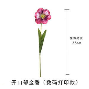 ดอกทิวลิปประดิษฐ์สไตล์ฝรั่งเศส 55 ดอก ดีไซน์แบบเปิด สำหรับตกแต่งบ้านและงานแต่งงาน - Product Image 4