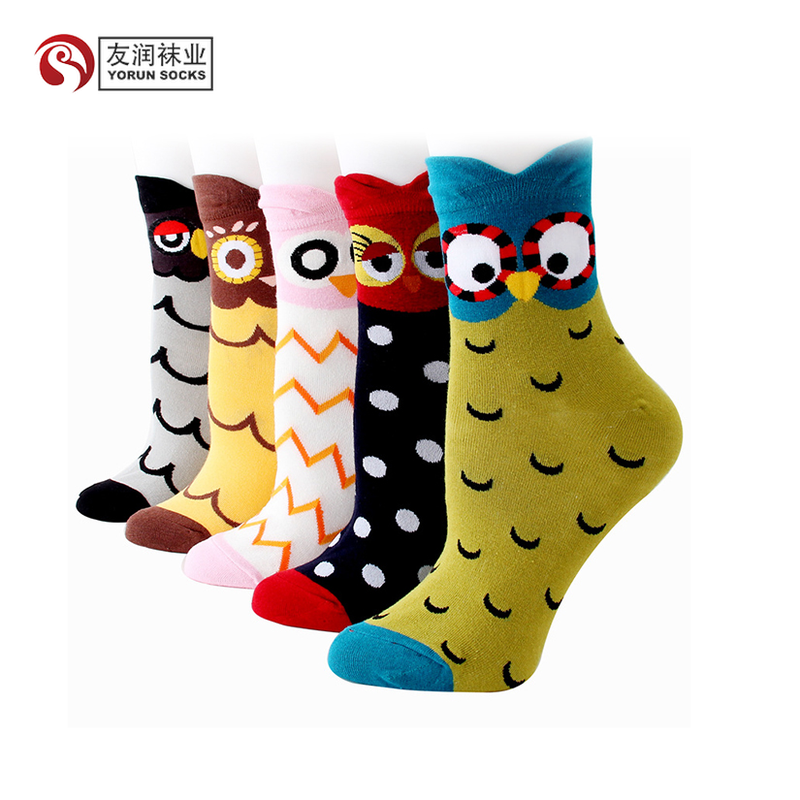 YRST 029 Women Cotton Socks Crew Socks Women's Funny Socks Women