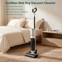 Aspirateur sans fil multi-surfaces pour hôtel, le mieux noté, à charge rapide, anti-emmêlement, avec grattoir en plastique, pour tapis et sols, nettoyage humide et sec