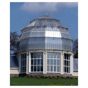 Conception préfabriquée bon marché de lucarne de toit en verre d'atrium de cadre en acier de Prima pour la salle d'exposition d'église de salle de conférence - Product Image 2