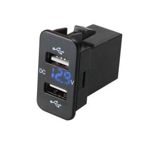 Chargeur de voiture double Usb 12-24V, affichage numérique de la tension avec indicateur lumineux Led pour Haval H6 Swift Tianyu Sx4 Vitara - Product Image 3