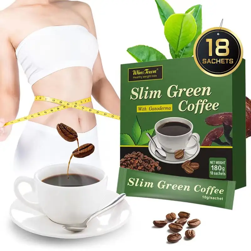 Özel etiket en iyi kilo kaybı kahve reishi bio bitkisel Ganoderma kahve anında diyet keto ince yeşil kahve detoks ürünleri için