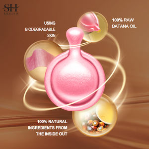 Nouvelle arrivée Batana huile vitamine E réparation endommagé pour le traitement des soins capillaires croissance des cheveux huile sérum Capsule - Product Image 4