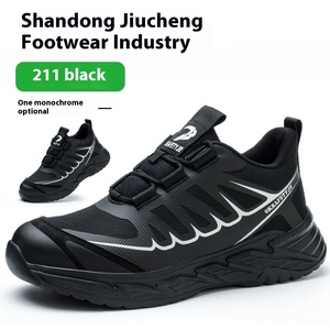 Chaussures de sécurité anti-perforation et anti-choc en stock, légères, respirantes, résistantes à l'usure, pour le travail prolongé sans fatigue - Product Image 4