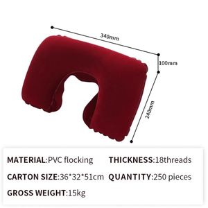 2023 Logo U Shape Travel Pvc Multicolor Custom <b>Pillow</b> for Advertising - Product Image 2
