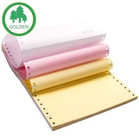 Papel NCR sin Carbón de 3 Capas, Ecológico, de 70 g/m², para Documentos Comerciales Bancarios y Financieros, CB CFB CF, Venta al Por Mayor de Fábrica