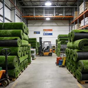<span class=keywords><strong>Gazon</strong></span> synthétique imperméable de haute qualité 20 mm, tapis d'herbe artificielle souple pour <span class=keywords><strong>terrain</strong></span> de football extérieur, salle de sport, pelouse verte - Product Image 4