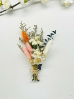 Buket bunga kering Mini Boho alami buatan tangan dekorasi dinding unik dan ide hadiah untuk dekorasi Natal pernikahan atau rumah dan Paskah
