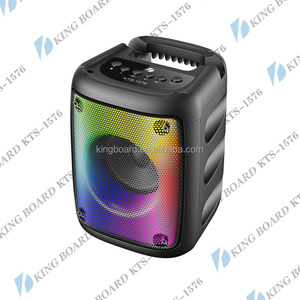 KTS-1576 Có Thể Sạc Lại Đảng Loa Mini Nhựa 3 Inch Led Đèn Pin Usb Không Dây - Product Image 1