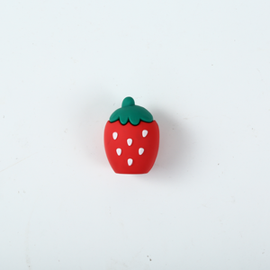 Sacapuntas de PVC creativo para niños con pegamento suave Molde de fresa Tipo mecánico - Product Image 2
