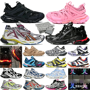 Hot luxury designer brand men's and women's <b>LED</b> lights 3.0 retro casual sports <b>shoes</b> thick sole upper lightweight walking <b>shoes</b> - Product Image 1