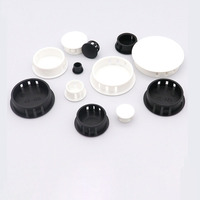 Tapón de plástico pequeño de nailon PA66, tapa redonda a presión para orificios de panel, tapón ciego para sellado y decoración de orificios de muebles