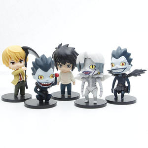 2 Styles 5 Pcs/Set 10CM <span class=keywords><strong>Death</strong></span> <span class=keywords><strong>Note</strong></span> Ryuk /Yagami Light Cosplay Cartoon Model Toy Statue Collection Anime PVC Figures - Product Image 3