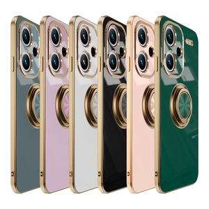 Funda de silicona de TPU galvanizada con soporte de anillo magnético para Redmi Note 13 Pro Plus <span class=keywords><strong>5G</strong></span> - Product Image 6