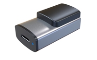 Adaptador de Corriente Universal de Viaje de Aleación de Aluminio OEM Original 210CF3000 24 Pines 100W PD USB-C/Tipo-C Magnético