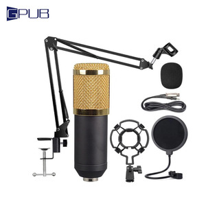 Microfono a Condensatore Cardioide USB BM-800 con Cancellazione del Rumore, Cavo da 2M, Interfacce Type-C e 3.5mm, Supporto Antiurto in Metallo per Gaming - Product Image 2