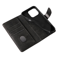 Casing HP Lipat Kulit PU untuk iPhone 13 Pro - Penutup Berdiri dengan 3 Slot Kartu, Penutup Magnetik & Pelindung Anti Benturan