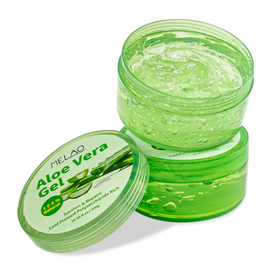 Gel puro de Aloe Vera 100%, etiqueta privada orgánica, venta al por mayor, Exfoliante para aclarar <span class=keywords><strong>la</strong></span> piel para lavado de <span class=keywords><strong>cara</strong></span>, quemaduras solares, calmante - Product Image 3