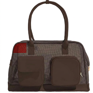 Bolsa de Transporte para Perros de Malla Transpirable, Bolsa de Viaje para Mascotas con Doble Bolsillo y Asa - Product Image 3