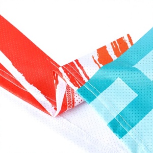 Ensemble de maillots de volley-ball pour hommes, imprimé par transfert thermique, respirant, col en V, manches courtes, polyester anti-humidité, dégradé - Product Image 5