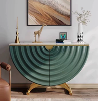 Meubles de maison modernes, design simple, table d'entrée avec rangement, table console en marbre pour couloir, salon, tables consoles