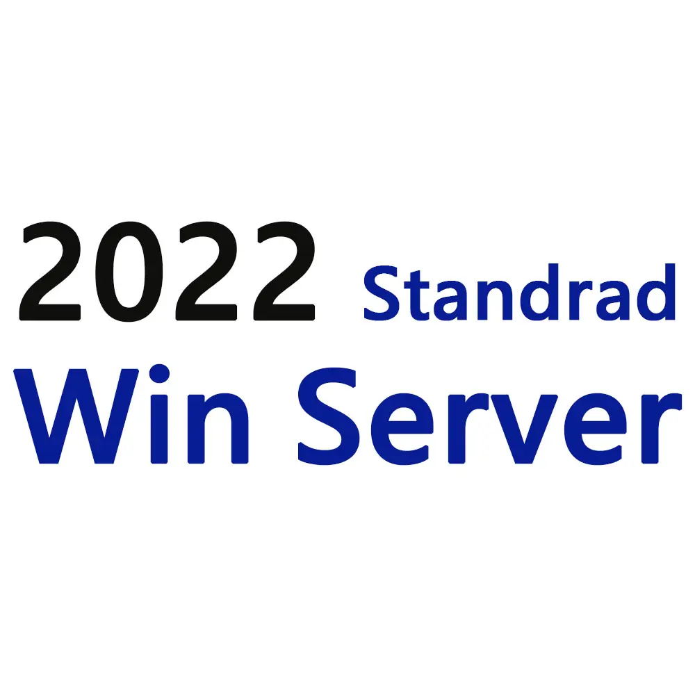 Win Server 2022 Стандартный ключ цифровой 100% онлайн активации Win Server 2022 Std Лицензия отправить по электронной почте