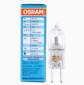 OSRAM HLX64638 64460U 24V100W G6.35 NAED 54252 операция бестеневая лампа из стекла - Product Image 3