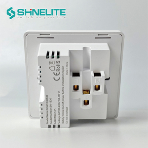 Shinnelite 5 pin phổ Wifi Cảm ứng thông minh tường chuyển đổi ổ cắm điều khiển bằng giọng nói ổ cắm - Product Image 3