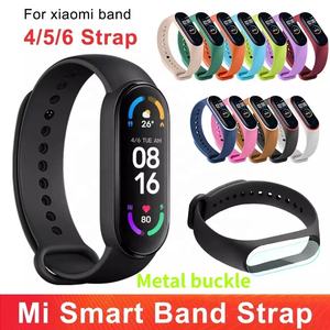 Correa de repuesto para reloj inteligente Xiaomi, pulsera deportiva de TPU de Color con hebilla de Metal, para Xiaomi <span class=keywords><strong>Mi</strong></span> Smart Band 6 5/4 3 - Product Image 2