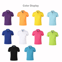 Vente en gros, Polo uni 100% coton, Logo d'entreprise personnalisé, uniforme de travail au Restaurant, Polo brodé pour hommes