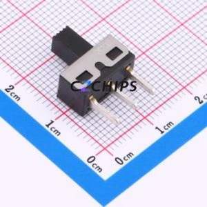 SS-12D10L7 Slide Switch Through hole Component (THT) Switch Single Pole Double Throw Rectangle Pin Header PC Pin 13mm - Product Image 2