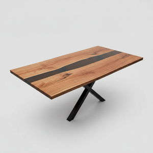 Premium Epoxy Resin Acacia Wood <b>Rectangle</b> Tabletop Slab-Luxury Classic Waterproof Diwali Gift - Product Image 2