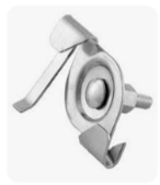 Clips de <span class=keywords><strong>plafond</strong></span> suspendu en acier blancs oblongs personnalisés en forme de T, <span class=keywords><strong>fixation</strong></span> pour rail de <span class=keywords><strong>plafond</strong></span> suspendu, matériel de <span class=keywords><strong>suspension</strong></span> pour éclairage LED - Product Image 4