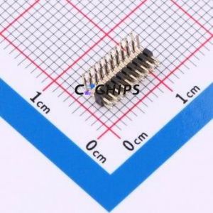 HX PZ1.0-2x10P WZ Pin Header Bent Lead Through Hole,P=1mm Connector ( Pin Structure: 2x10P )( Pitch: 1mm )( Row Spacing: 1mm ) - Product Image 1