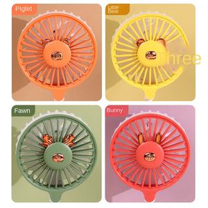 Ventilateur électrique enfichable USB Cartoon Cute Design Ventilateur de bureau portable avec angle réglable Utilisation d'une voiture à une vitesse du vent - Product Image 3