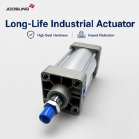 Actionneur linéaire pneumatique à conception magnétique, SC100X100S pour la construction de machines et amortisseur de fin de course contrôlé