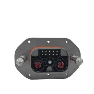 Conector de alta tensão para veículo elétrico, 1500V, 400A, HVIL, bateria de lítio, conjunto de conector de 14mm2 para tronco de cabo