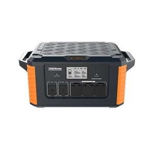 สถานีพลังงานสำรองพกพา Wattbricks Energy 2000W แบตเตอรี่ลิเธียมไอออน แผงโซลาร์เซลล์ MPPT ชาร์จไร้สาย ไฟฉาย รีโมท 31167 So - Product Image 3