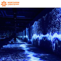 Système de Projection Murale Interactif 360 Chaud, Projecteur Mur/Sol, Expérience de Tunnel Immersif 3D