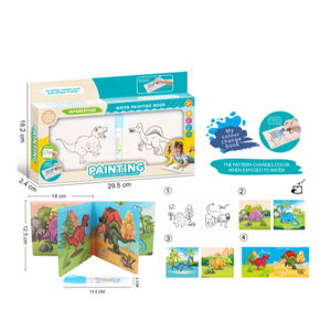 <span class=keywords><strong>Libro</strong></span> da Bagno per Dipingere con Acqua in EVA con Squeaker BB, <span class=keywords><strong>Libro</strong></span> da Disegno ad Acqua Riutilizzabile, Giocattolo Educativo Precoce per il Bagnetto di Bambini e Neonati - Product Image 1