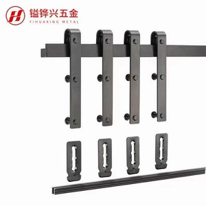 Rail de porte coulissante en métal YIHUAXING, acier laminé à froid de 4 mm, robuste, pour armoire industrielle - Product Image 1