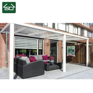 Pérgola exterior impermeable de aluminio de lujo moderna certificada CE