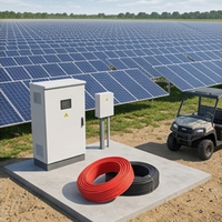 Cable Solar Fotovoltaico de CC con Aislamiento XLPO de Cobre Estañado Resistente a los Rayos UV, 4 mm2, 6 mm2, 0.6/1KV para Paneles Solares