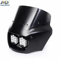 Kit de carénage avant de moto avec double phare et pare-brise pour Benda Chinchilla 450/500 DS Style Fairing